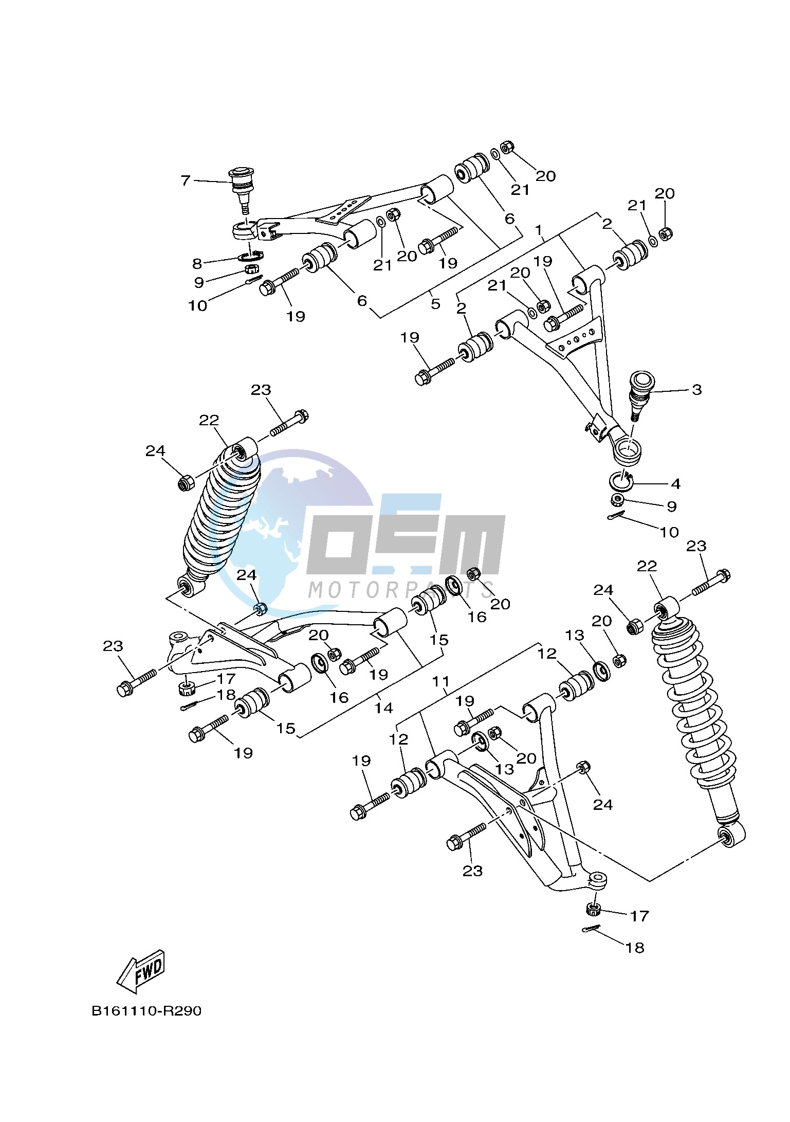 FRONT SUSPENSION & WHEEL