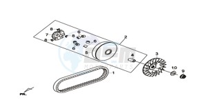 JOYMAX Z 300I ABS (L9) EU drawing MOVABLE DRIVE FACE