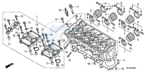 CBF1000A Europe Direct - (ED) drawing CYLINDER HEAD