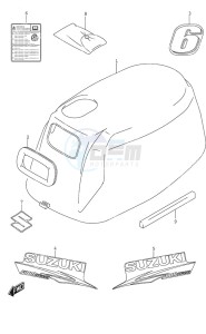 DF 6 drawing Engine Cover