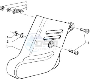 Hexagon 180 GTX drawing Front Shock absorber cover