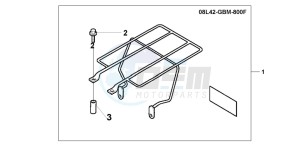 SFX50 drawing REAR CARRIER(SFX)