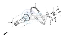 TRX350FM FOURTRAX 350 4X4ES drawing CAM CHAIN