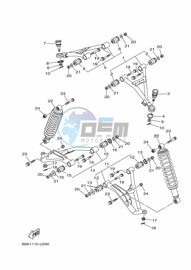 FRONT SUSPENSION & WHEEL