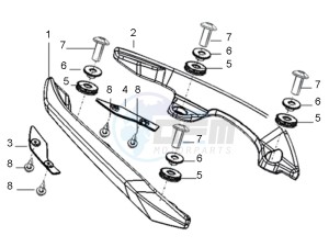 STX 150 drawing Rear handle assembly