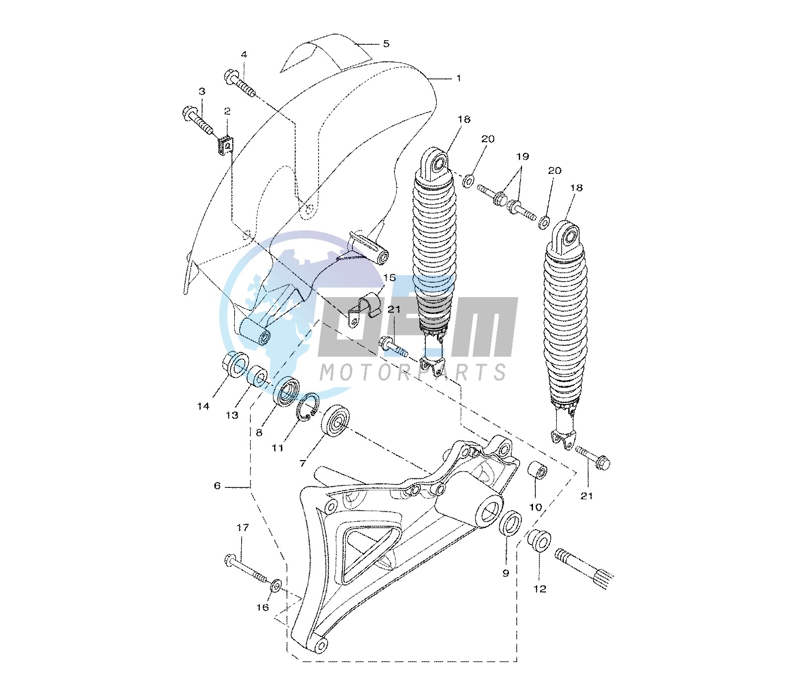 REAR SHOCK ABSORBER