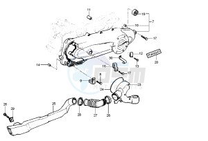 SKIPPER 4T 125-150 drawing Clutch cover