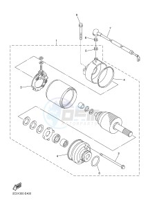 XJ6N 600 XJ6-N (NAKED) (20SV) drawing STARTING MOTOR