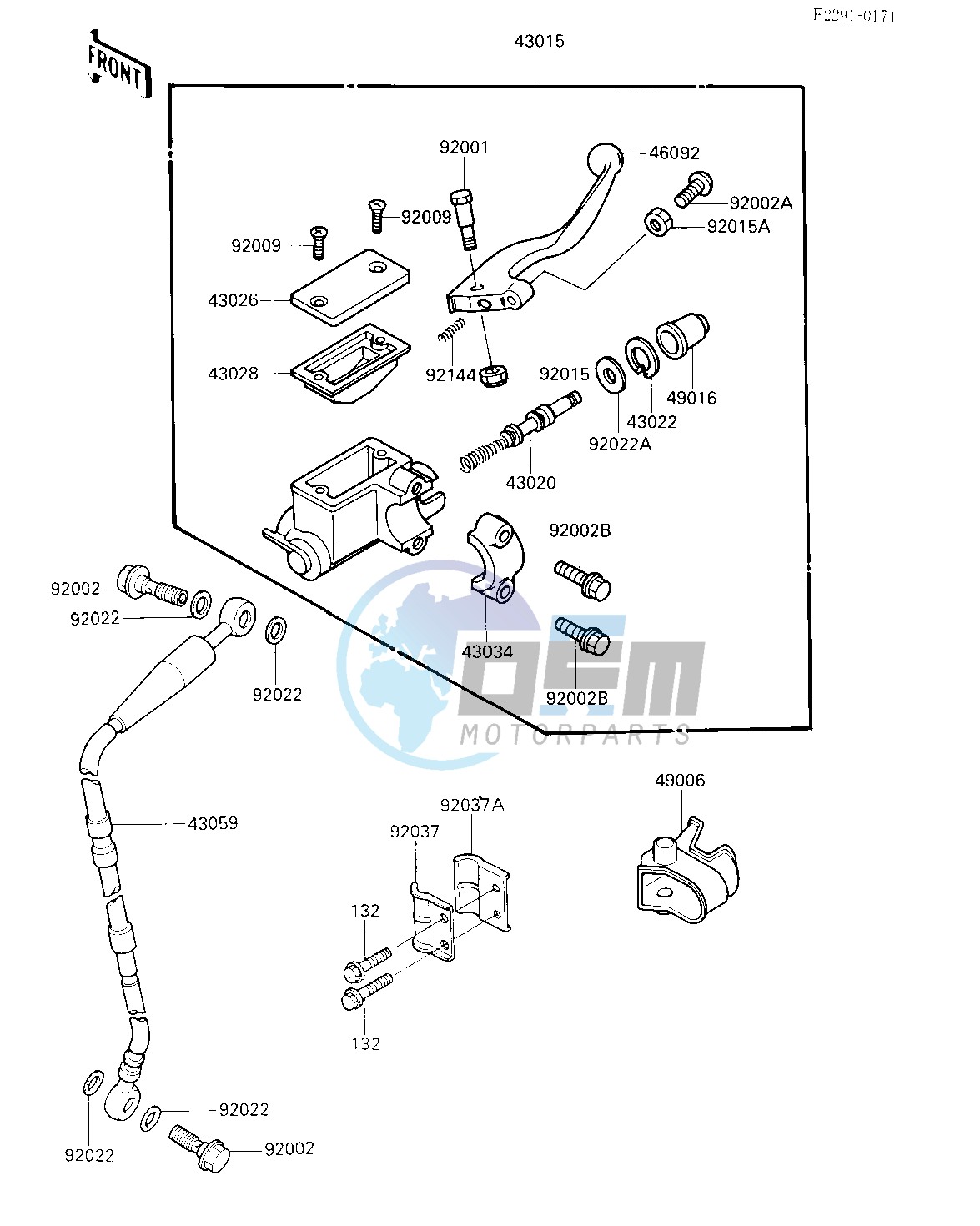 FRONT MASTER CYLINDER