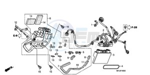 CBR600RAA Australia - (U / ABS) drawing ABS CONTROL UNIT (CBR600RA)