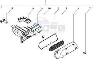 ICE 50 drawing Air Cleaner