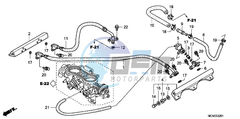 THROTTLE BODY (TUBI NG)