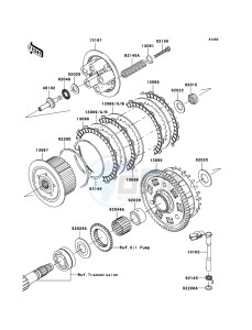 Z1000 ZR1000-A3H FR GB XX (EU ME A(FRICA) drawing Clutch