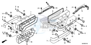 GL1800CF F6C ED drawing CYLINDER HEAD COVER