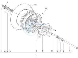 Typhoon 50 drawing Front wheel