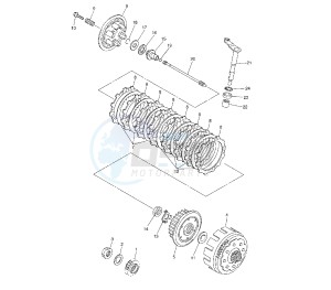 WR F 450 drawing CLUTCH