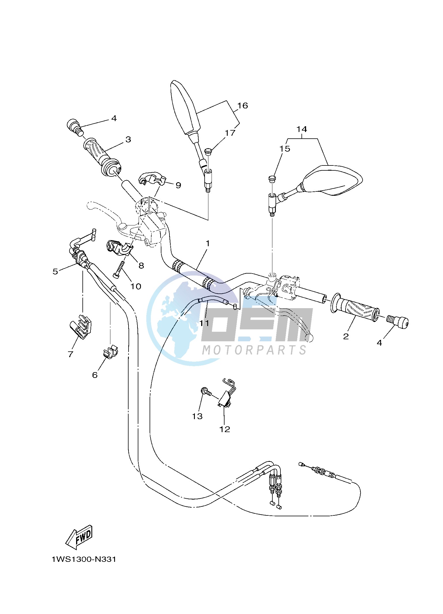 STEERING HANDLE & CABLE