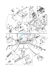 YXM700E YXM70VPXG VIKING EPS (B423) drawing ELECTRICAL 1