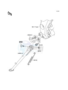 Z1000 ZR1000DCFA FR GB XX (EU ME A(FRICA) drawing Stand(s)