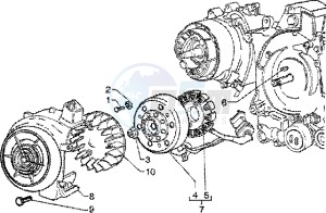 Skipper 125 4t drawing Flywheel magneto