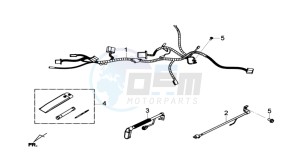 GTS 300i drawing WIRING HARNASS