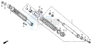 MT50F drawing REAR CUSHION