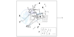 XL700VB drawing PANNIER STAY