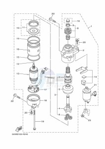 F350AETX drawing STARTER-MOTOR