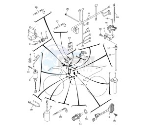 YZ F 450 drawing ELECTRICAL DEVICES