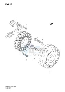 DL650 (E2) V-Strom drawing MAGNETO