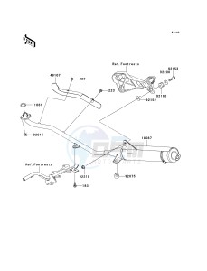 AN 112 D (D6F-D7F) D6F drawing MUFFLER-- S- -