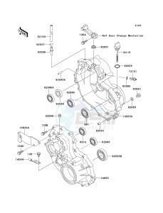 KAF 300 C [MULE 550] (C1-C5) [MULE 550] drawing GEAR BOX