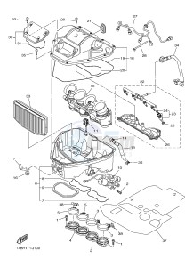 YZF-R1 YZF-R1M 998 R1 (2SG1 2SG2) drawing INTAKE