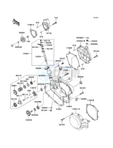 KX85/KX85-<<II>> KX85BDF EU drawing Engine Cover(s)