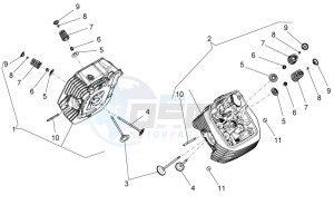 Norge 1200 IE 8V EU and 2016 USA-CN drawing Cylinder head and valves