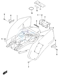 LT-Z90 drawing REAR FENDER