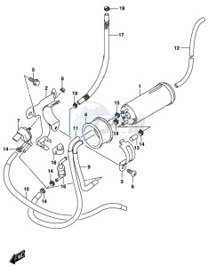 DL250 drawing EVAP SYSTEM