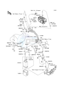 VN 2000 H [VULCAN 2000 CLASSIC] (8F-9F) 0H9F drawing FUEL EVAPORATIVE SYSTEM-- CA- -