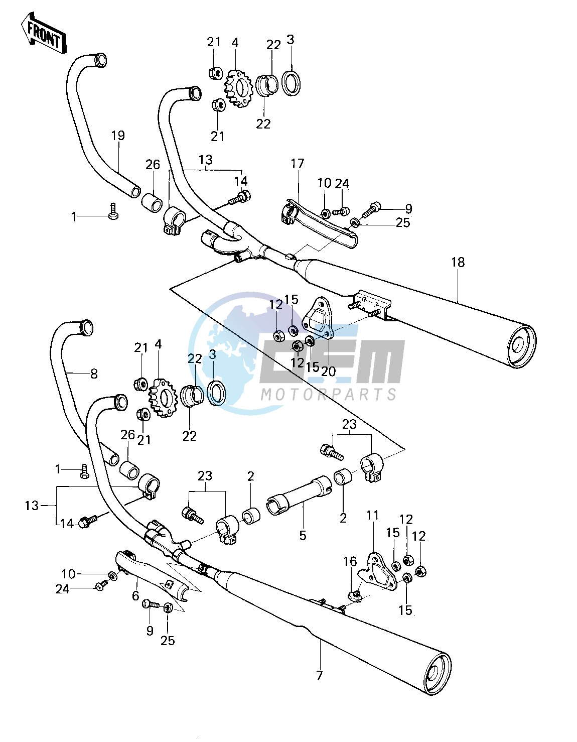 MUFFLERS -- 80 KZY 50-E1- -