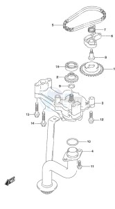 DF 250 drawing Oil Pump