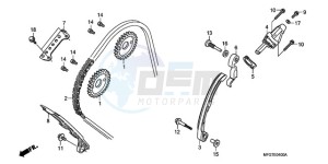 CB600F39 Australia - (U / ST) drawing CAM CHAIN/TENSIONER