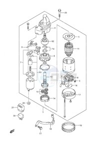 DF 9.9A drawing Starting Motor