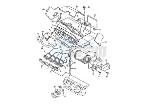 FJR 1300 drawing INTAKE