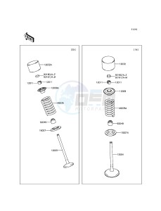 KX250F KX250ZGF EU drawing Valve(s)