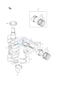 DF 70 drawing Crankshaft