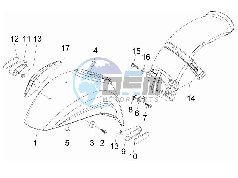 Wheel housing - Mudguard