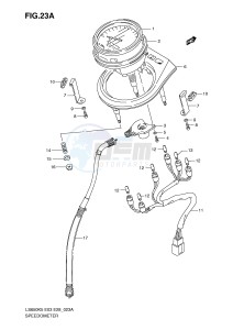 LS650 (E3-E28) SAVAGE drawing SPEEDOMETER (MODEL K9 E28)