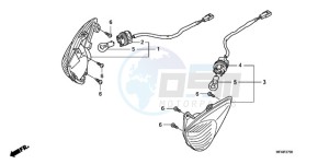 CBF1000S9 UK - (E / ABS MKH) drawing WINKER