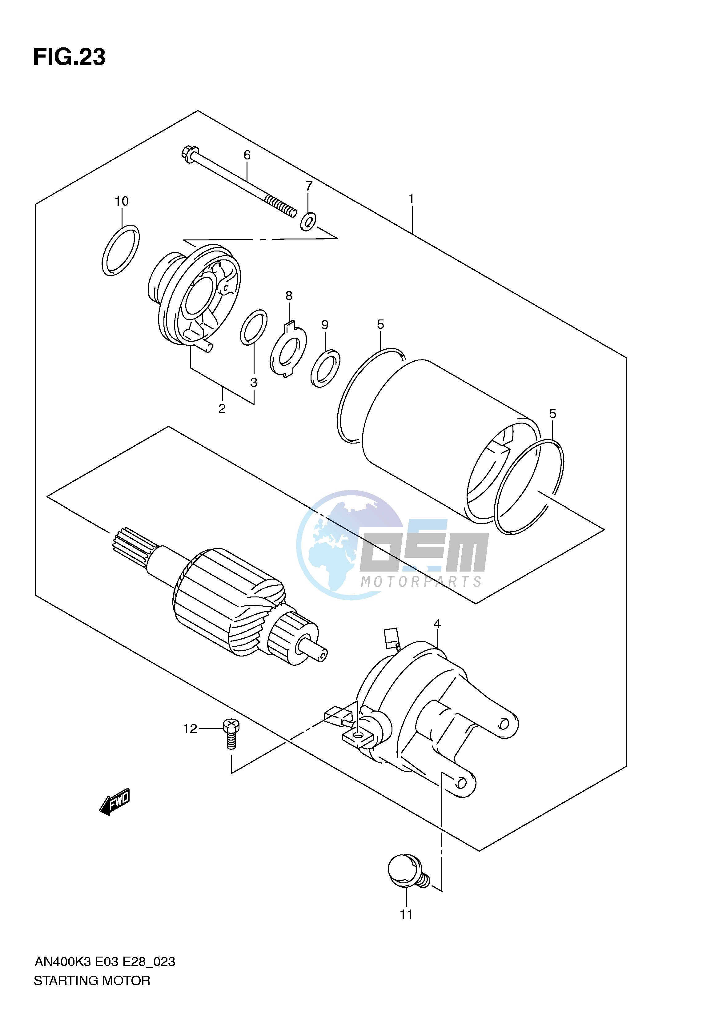 STARTING MOTOR