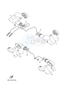 MTM850 MTM-850 XSR900 (B90L) drawing FLASHER LIGHT